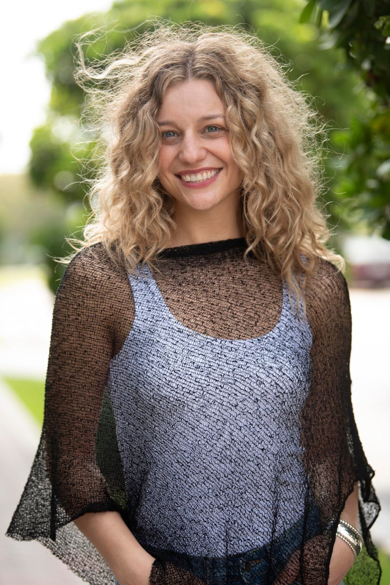 Back From Bali Womens Sheer Poncho Shrug Bolero, Lightweight Summer Shrug Pullover Sweater Black - Image 5